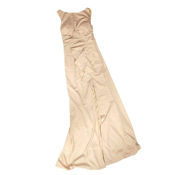 Wear Your Love NWT Beige Sleeveless Maxi Dress Wedding Bride Formal Neutral Sz S
